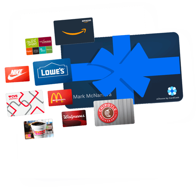 Unlimited Brand Choices with One Gift Card uChoose by CardCash